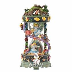 Disney store Japan 25th Anniv Alice in Wonderland Snow Globe Music Box Snow Dome