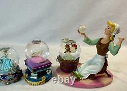 Disneys Cinderella Cleaning Bubbles WithGus n Jack, Plus Two Mini Snow globes