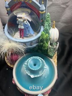 Disneys Cinderella Snowglobe Fountain Snow Globe
