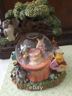 Disneys Winnie The Pooh Happy Birthday Musical Snow Globe