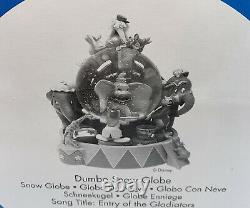 Dumbo Disney Snow Globe Entry of the Gladiators New in Package