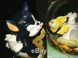 Figaro & Cleo, Disney Store Snow Water Globe, From Pinocchio, New, Mint