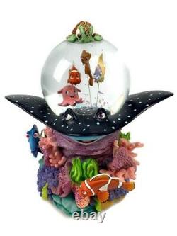 Finding Nemo Musical Snow Globe Plays Over The Waves Disney Rare Coral Reef