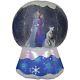 GEMMY Disney Frozen Elsa 6-ft Lighted Snow Globe Christmas Inflatable