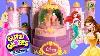 Glitzi Globes Spin N Sparkle Castle Playset Disney Princess Belle Ariel Sleeping Beauty
