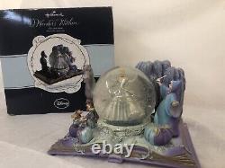 Hallmark Disney's Fairy Godmother to the Rescue Snow Globe Cinderella 2012
