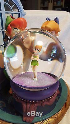 Large Peter Pan, Wendy And Tinker Bell Snow Globe