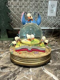 LE Disney's Lilo & Stitch with Ducklings Musical Snow globe