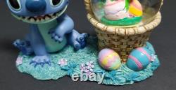 Lilo and Stitch Easter Frog Snow Globe Figurine Disney Store Exclusive READ