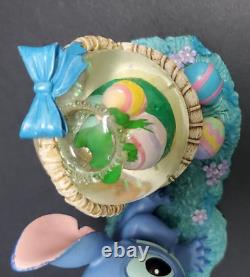 Lilo and Stitch Easter Frog Snow Globe Figurine Disney Store Exclusive READ