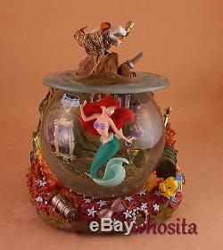 MLM Disney's The Little Mermaid Ariel's Grotto Coral Snowglobe Snow Globe