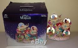 NEW Disney Little Mermaid snow globe Symphony Under the Sea music box NIB 1988