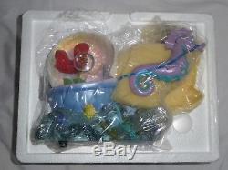 NEW (Opened box) Ariel with Seahorses Musical Snowglobe Disney little mermaid
