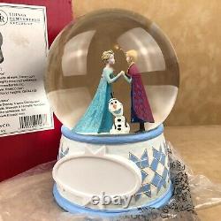 NEW RARE Disney Traditions Frozen Jim Shore Act of Love Snow Globe Figurine