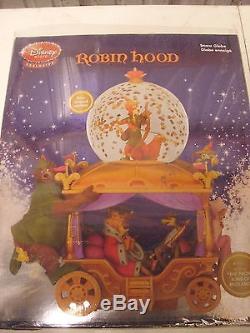 NEW Rare Disney Store ROBIN HOOD Musical Snow Globe 35th Anniversary