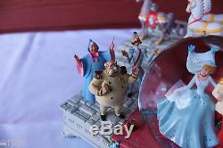 Nib Disney Store Cinderella Wedding Rare Limited Ed 60th Anniv Musical Snowglobe