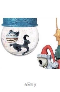 NIGHTMARE BEFORE CHRISTMAS SNOWGLOBE ORNAMENT With STAND
