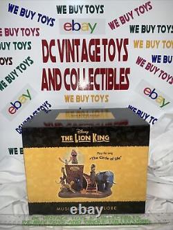 New Disney Lion King Broadway Original Snow Globe With Music Box U. S. A. Seller
