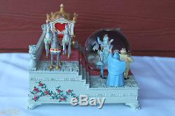 Nib Disney Store Cinderella Wedding Rare Limited Ed 60th Anniv Musical Snowglobe