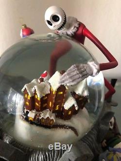 Nightmare Before Christmas Snow Globe Blower Jack Sally Xmas Town Burton Disney