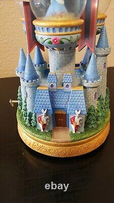 Princess Castle Balconies LARGE Snow Globe Rare and Retired Not Displayed