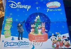 RARE 7 Disney Airblown Inflatable Snow Globe Gemmy Huge