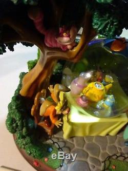 RARE Disney Alice in Wonderland Unbirthday Tea Party Musical Snow Globe