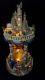 RARE Disney BEAUTY & THE BEAST Hourglass Musical Snow Globe BATB Belle Castle