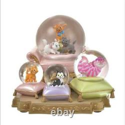 RARE Disney Character Snow Globe I Love My Disney Cat Marie Exclusive to JAPAN