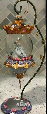 RARE Disney Cinderella Hanging Snow Globe & Vine Stand