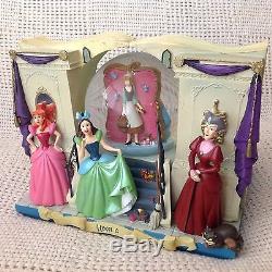 RARE Disney Cinderella THE MAGICAL JOURNEY Musical 2 Sided Snowglobe- HTF MIB