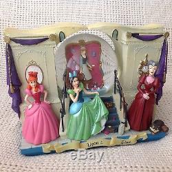 RARE Disney Cinderella THE MAGICAL JOURNEY Musical 2 Sided Snowglobe- HTF MIB