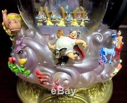 RARE Disney Fantasia Sorcerer Mickey Mouse Chernabog Villain Snowglobe Music Box