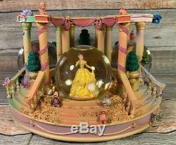 RARE Disney Four Seasons Princess Musical Snow Globe