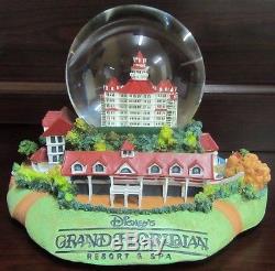 RARE Disney Grand Floridian Resort and Spa Snowglobe Glass Dome Figure Display