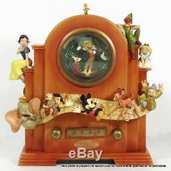 RARE Disney Jiminy Cricket OLD FASHION RADIO Musical Blower Lite Up Snowglobe