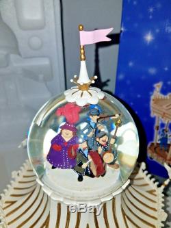 RARE Disney Mary Poppins Horse Carousel Snowglobe Jolly Holiday in Original BOX