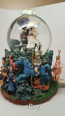 RARE Disney Mary Poppins LET'S GO FLY A KITE Musical Motions Snowglobe-MIB