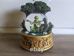 RARE Disney Muppets Kermit the Frog Rainbow Connection Snow Globe EXCELLENT