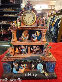RARE Disney Pinocchio STORY OF MY LIFE working Clock Musical I've got no strings