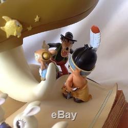 RARE Disney SILLY SYMPHONIES Figurine Statue Snow Globe-MIB