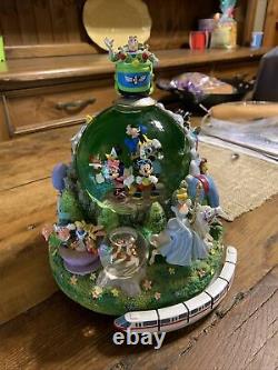 RARE Disney Snow globe With All The Characters