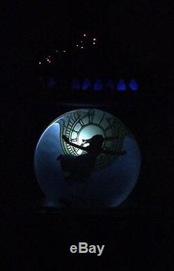 RARE Disney Snowglobe Peter Pan Big Ben Clock Tower Tinker Wendy You Can Fly