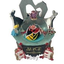 RARE Disney Store Alice in Wonderland Snow Globe