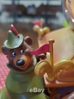 RARE Disney Store Exclusive 35th Anniversary Robin Hood Musical Snowglobe