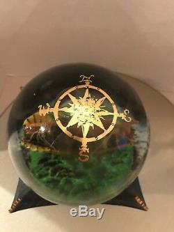 RARE Disney Store Snow Globe Pirates of the Caribbean withKey and Lights