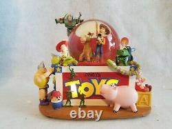 RARE Disney Toy Story Musical Snowglobe Andy's Toybox