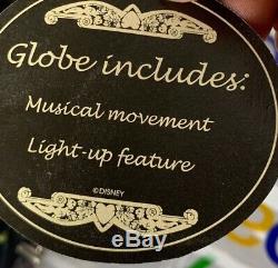 RARE Disneyland Resort VILLAINS Light Up Musical Snow Globe Disney World AMAZING