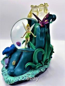 RARE Large Disney Tinkerbell Musical Snow globe with Lights