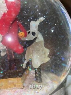 RARE Nightmare Before Christmas Limited Edition Musical Snow Globe WORKS DISNEY